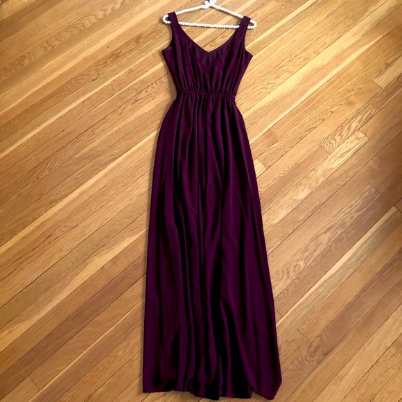 Show Me Your MuMu, Merlot Kendall Maxi Dress, XXS - Picture 14 of 16